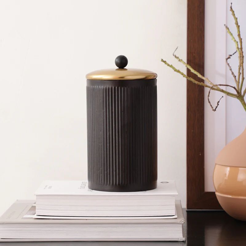Mayoz Storage Container - Black & Gold